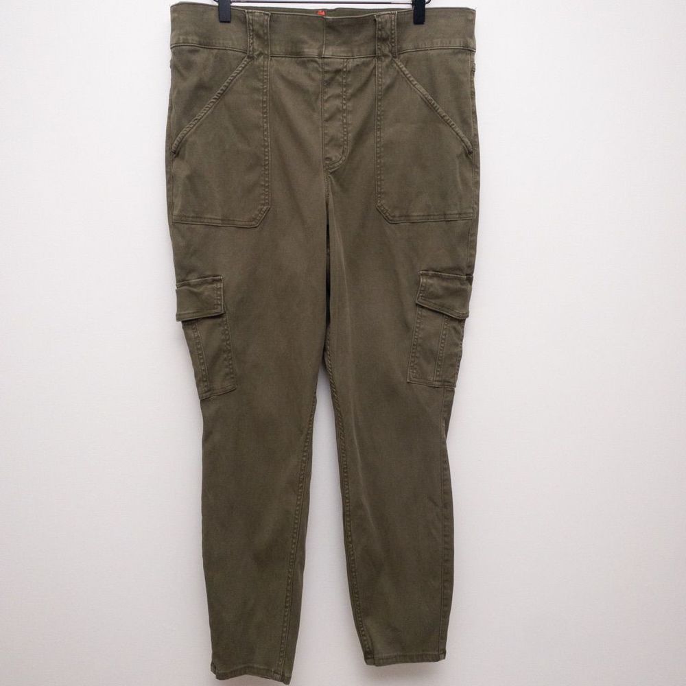 SPANX Stretch Twill Ankle Cargo Pants Size 2X - Picture 2 of 8